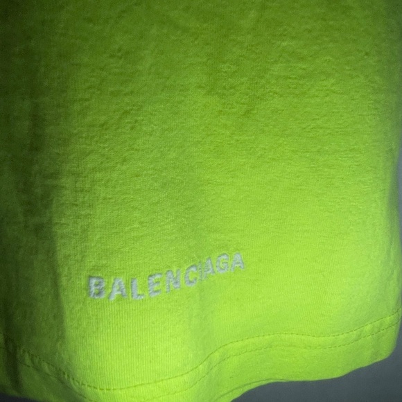 Balenciaga Fluorescent Logo Tee (New) - Picture 2 of 8